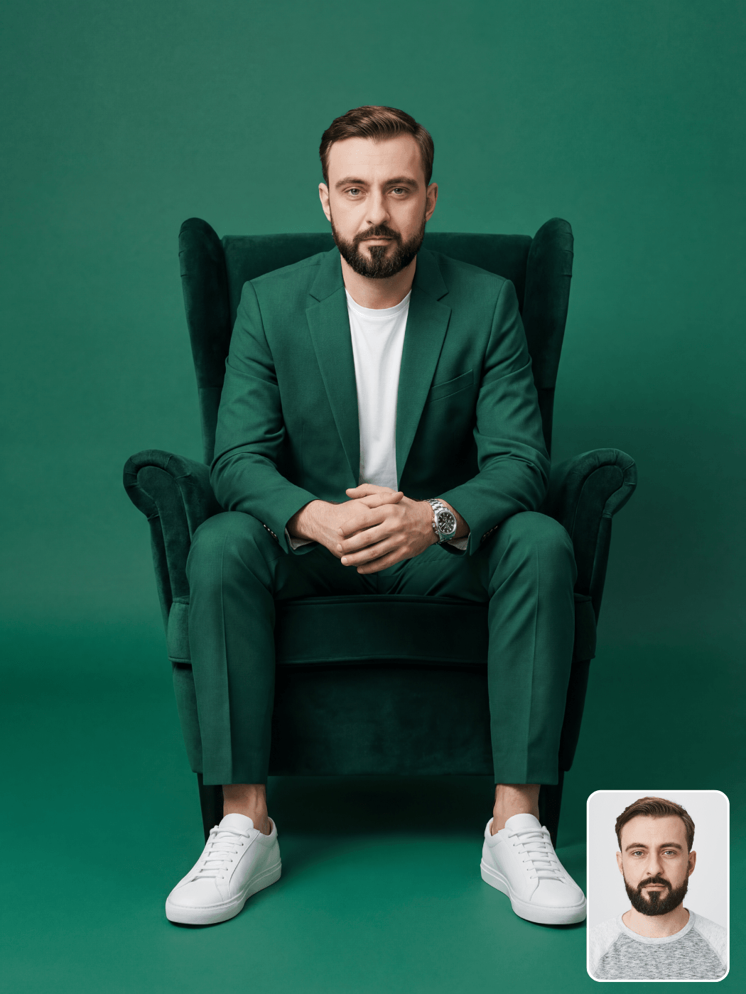 Professional Quiet Luxury Headshot from Photo