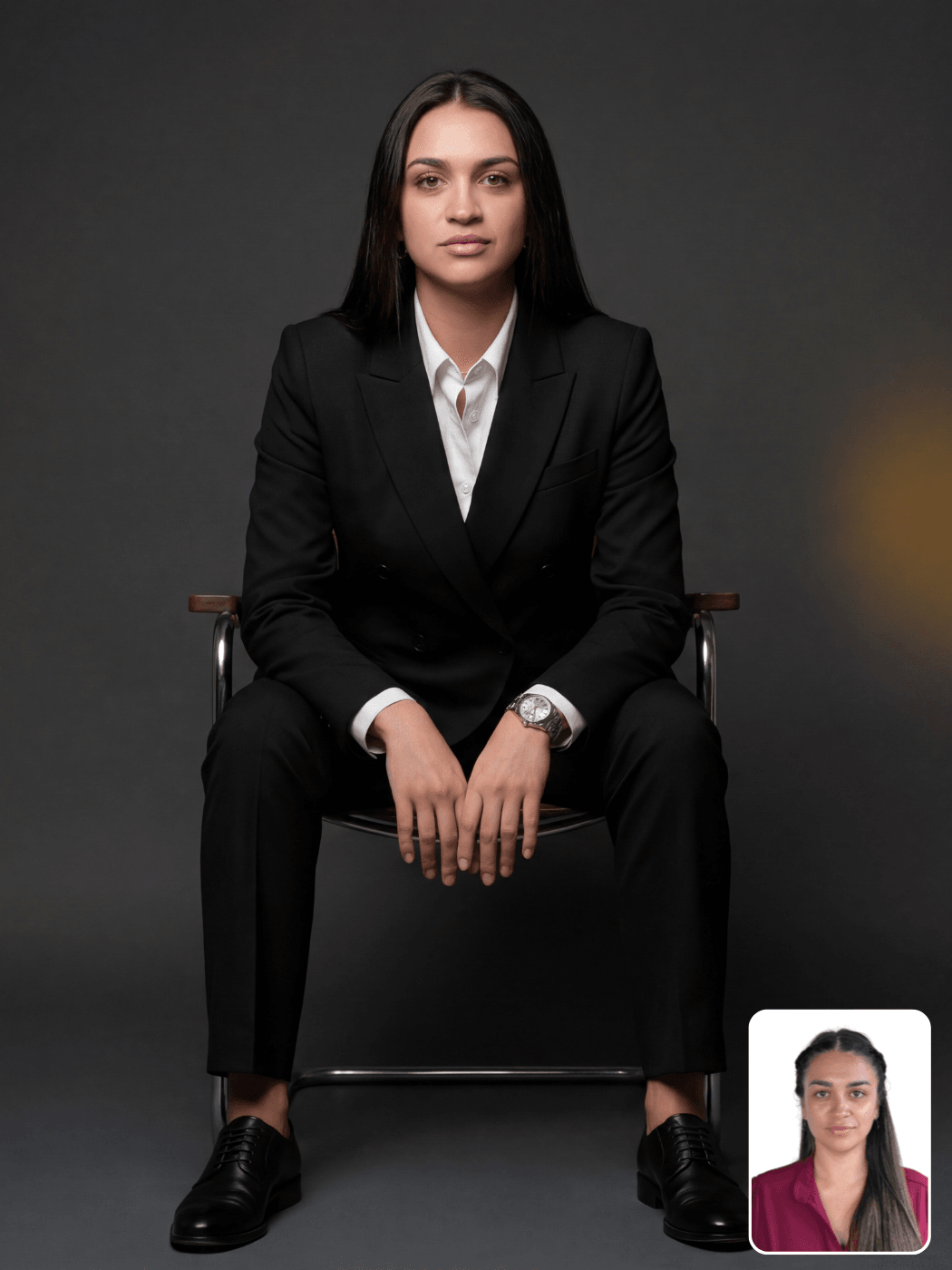 Quiet Luxury Business Headshot from Photo