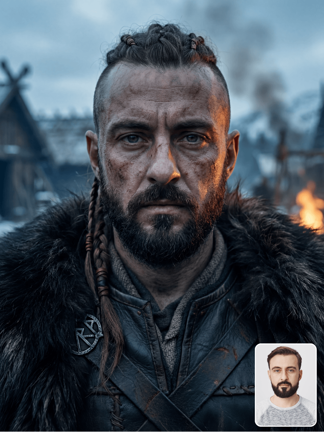 Custom Viking Portrait from Photo